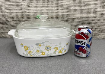 Large Corning Ware Covered Dish