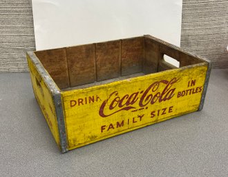 Coca Cola Wood Crate