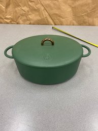 Enamel Cast Iron Dutch Oven Signed Great Jones