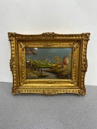 Small Framed Vintage Painting