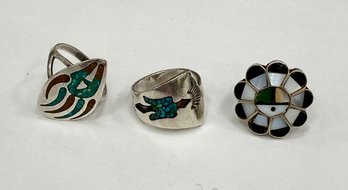 Native American Sterling Silver Rings