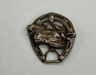 Sterling Silver Horse Pin