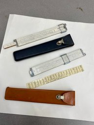 Two Vintage Slide Rules