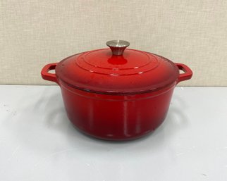 Heavy Enamel Cast Iron Covered Pot