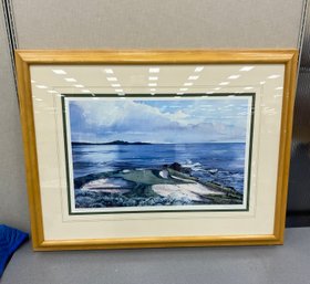 Artist Signed And Numbered English Golf Course Print