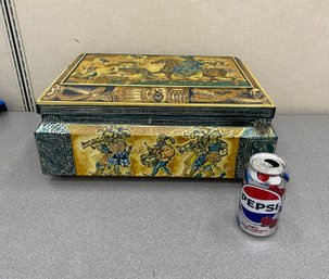 Vintage Metal Candy Box