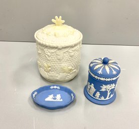 Irish Belleek Shell Pattern And Wedgwood