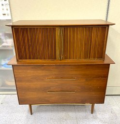 Mid Century Modern Highboy Dresser