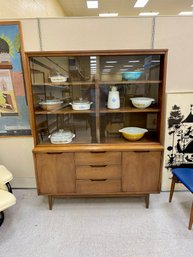 Mid Century Hutch Stanley Display Cabinet Buffet