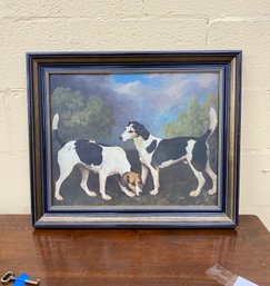 Framed Dog Art Work