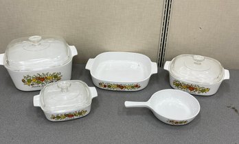 Lot Of Vintage Corning Ware