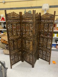 Carved Indian Screen