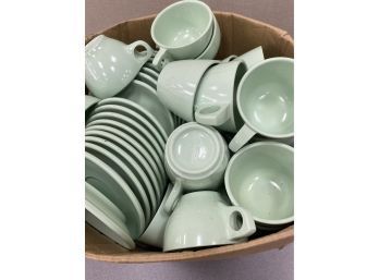 Boonton Melmac Melamine Plastic Cups And Saucers