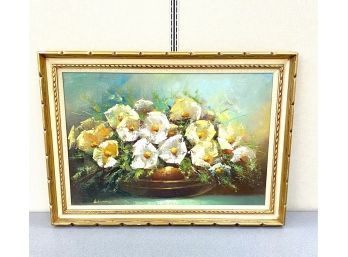 Large Vintage Oil Painting Signed Helman