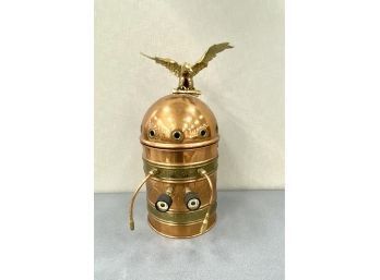 Copper And Brass Coffee Maker Dome