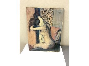 Unframed Artwork On Canvas After Degas