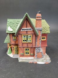 Dept 56 Dicken Village Browning Cottage Vintage 1994