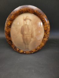 WWI Soldier In A Convex Glass Frame - Some Issues