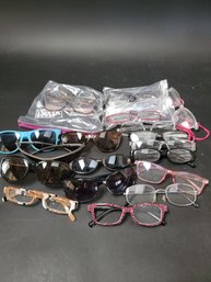 Large Lot Of Readers And Sun Glasses