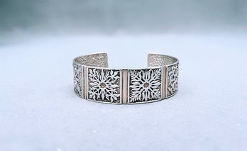 Four Seasons Sterling Silver Bracelet - Slightly Adjustable