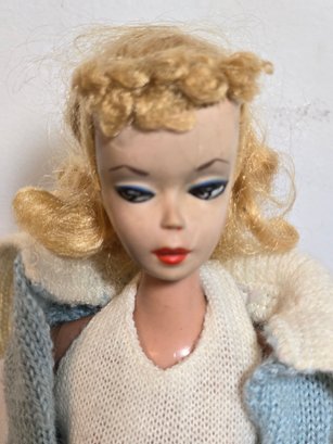 Original 1959 Ponytail Barbie Doll Mismatched Head & Body