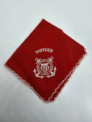 Vintage US Coast Guard WWII Mother's Handkerchiefs