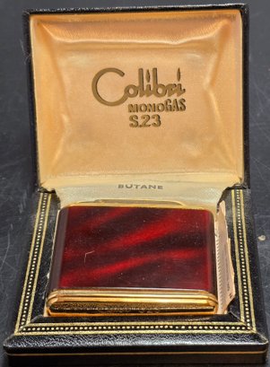 COLIBRI Faux Tortoiseshell Vintage Cigarette Lighter