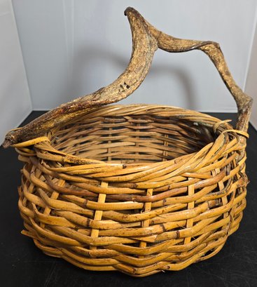 Unique Stick Handled Basket