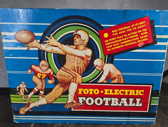 1956 Cadaco-Ellis Foto Electric Football Game No. 164 Complete In Original Box
