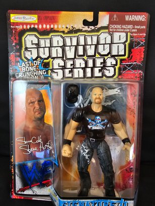 WWF Survivor Series Signature Series 4 Blue Edition Stone Cold Steve Austin