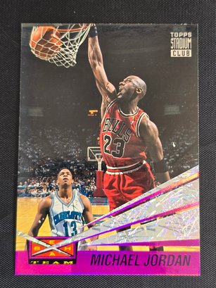 1993-94 Topps Stadium Club Beam Team #4 Michael Jordan Card