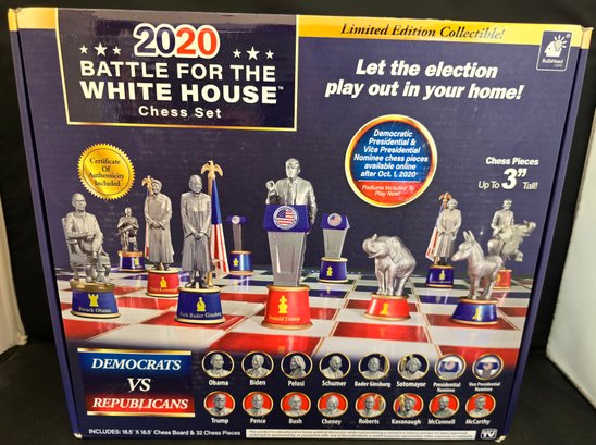 2020 Battle For The White House Collectible Chess Set BulbHead