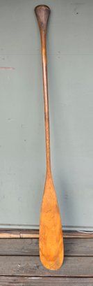 Vintage 5 Foot Wooden Canoe Paddle