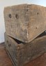 2 Antique Wood Boxes From Old Mill Cleanout