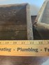2 Antique Wood Boxes From Old Mill Cleanout