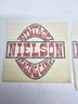 Pair Of Vintage 1960's Nielson Racing Cams Water Decals
