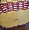 Longaberger Basket With Cloth & Plastic Liners