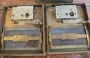 6 Antique Brass Mailbox Doors