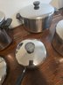 Vintage Revere Ware Pots & Covers Set With Tea Kettle