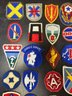 Lot Of Vintage Military Patches Unit Patches