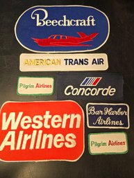 Lot Of Vintage Airline Patches