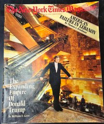 1984 New York Times Trump Magazine Very Rare Trump Tower Cover
