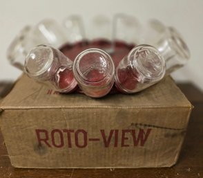 New Old Stock Hanging Roto View Spinning Rack 12 Jars