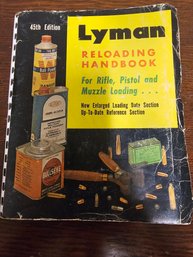Vintage Lyman Reloading Handbook For Rifle, Pistol And Muzzle Loading