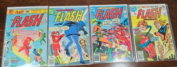 Lot Of 4 Flash DC Comic Books #'s 244,251,292 & 296