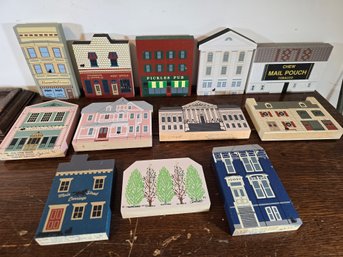 The Cat's Meow Block Buildings Lot Of 12