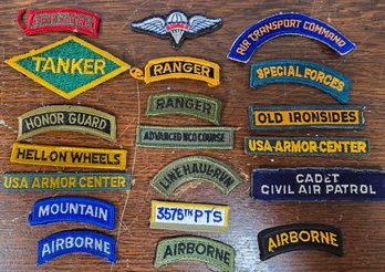 Lot Of US Military Tab Patches