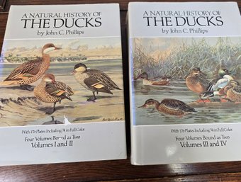 A Natural History Of The Ducks Vol I, II. III & IV 2 Book Set