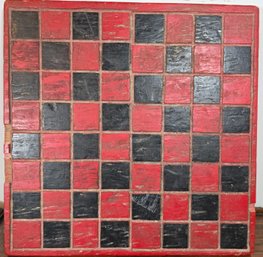 Vintage Homemade Checkerboard