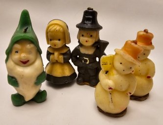 Lot Of Vintage Gurly Wax Candles